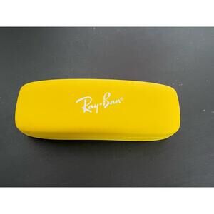 RAY-BAN JUNIOR YELLOW AUTHENTIC EYEGLASSES CASE ONLY